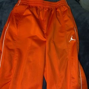 Jordan Orange Sweatpants